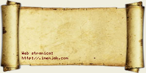 Nataša Hrnjak vizit kartica